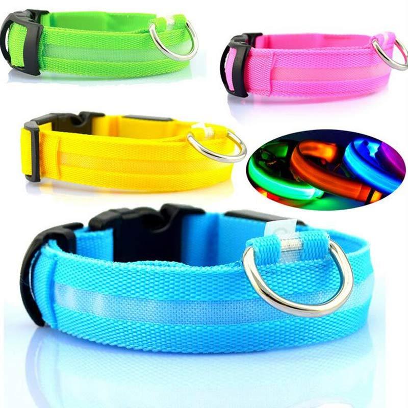 Nylon LED Pet Luminous Leash Night Safety