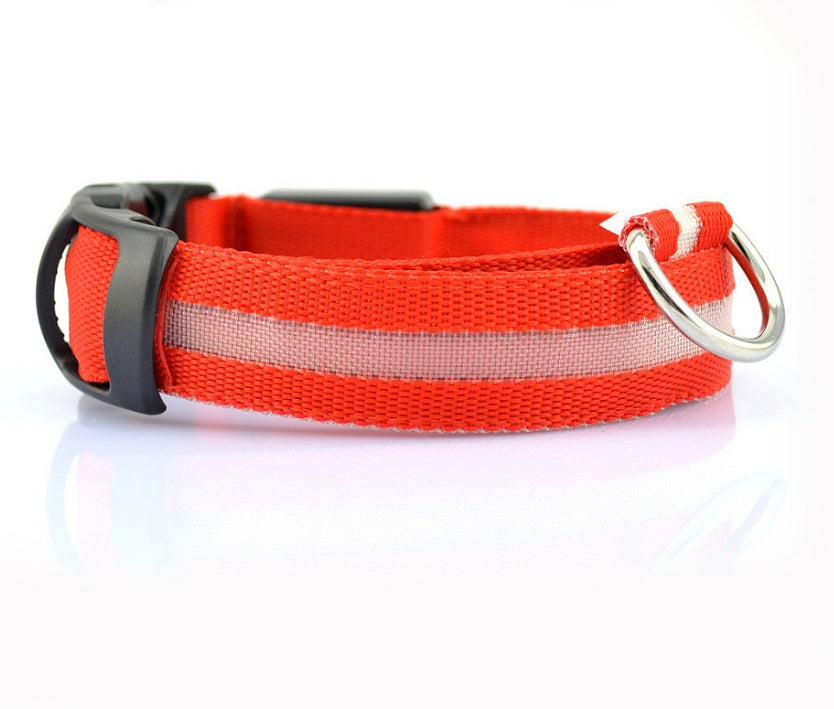 Nylon LED Pet Luminous Leash Night Safety