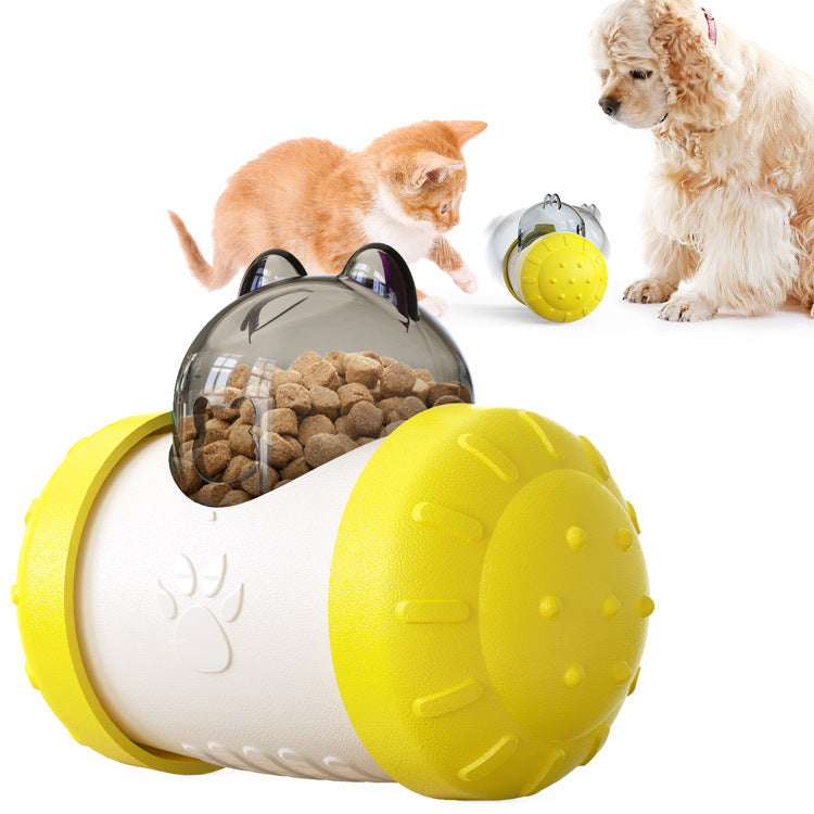 Interactive and Educational Slow Food Ball for Pets